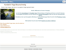 Tablet Screenshot of kundaliniyoga-braunschweig.de